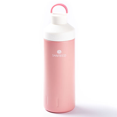 PEMBE PASLANMAZ ÇELİK SU ŞİŞESİ 590ML